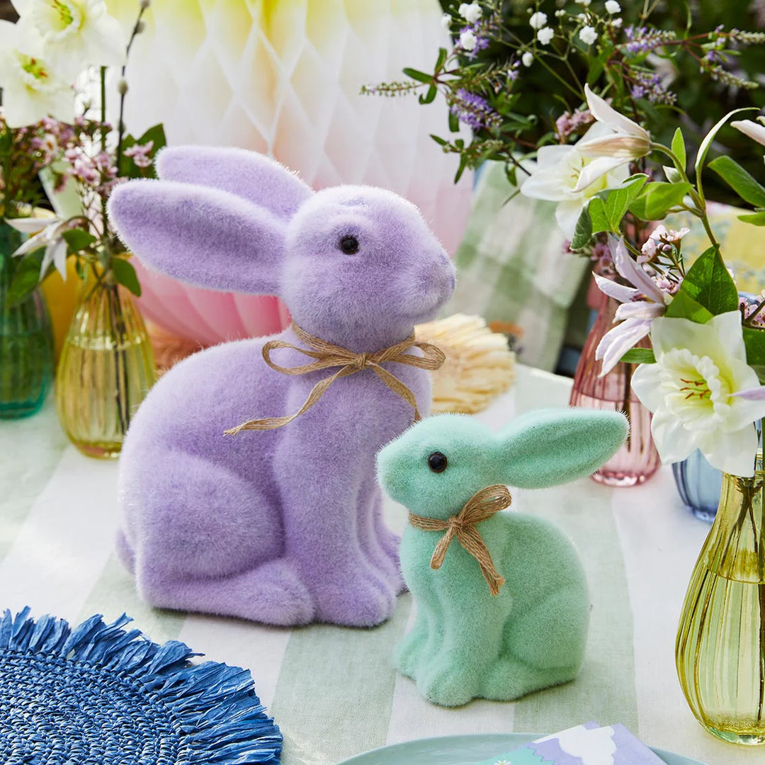 Large Lilac Spring Bunny Decoration