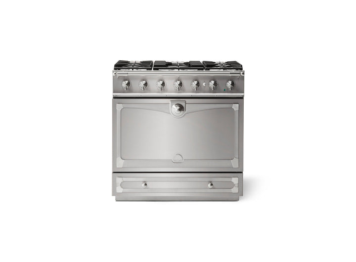 La Cornue CornuFé 90 Albertine Dual Fuel Range Cooker – Stainless Steel