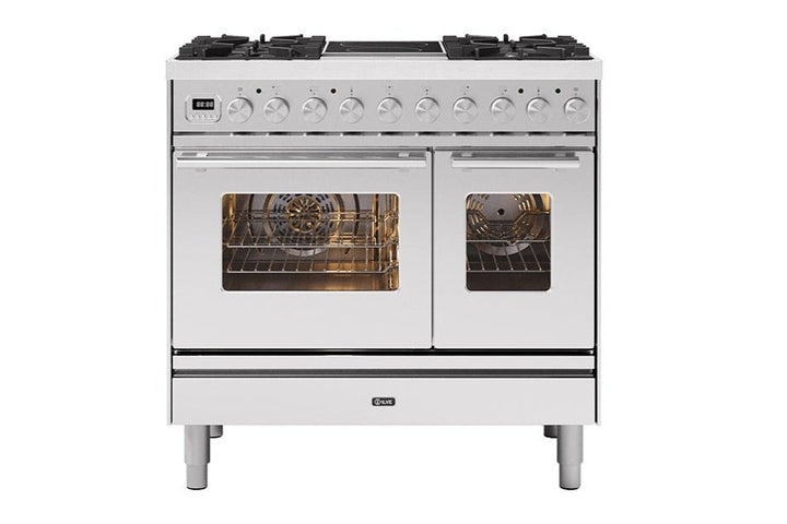ILVE Roma 60cm - Double Oven - 4 Gas Burners & 2 Zone Induction