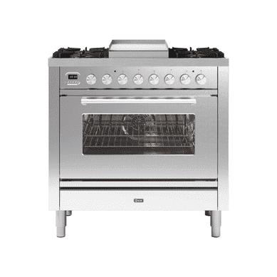 ILVE Roma 90cm - Single Oven - 4 Gas Burners & Frytop