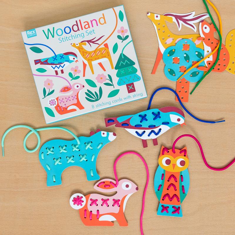 Woodland Animals Stitching set