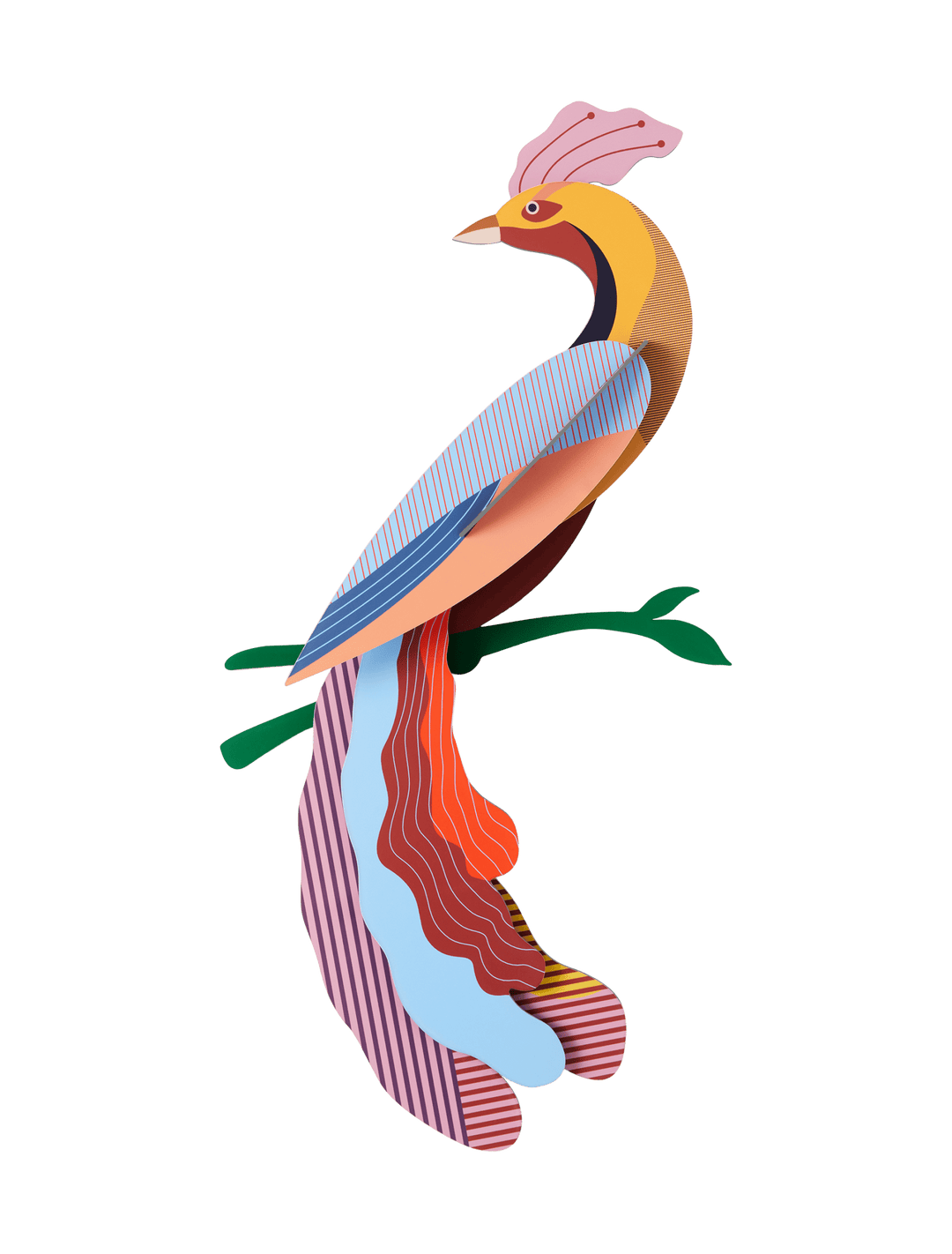 Nusa Paradise Bird 3D Model Kit