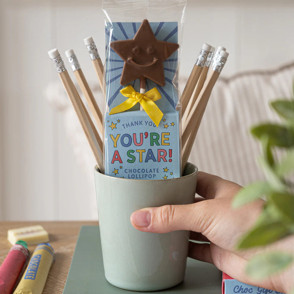 You Are a Star Chocolate Lolly