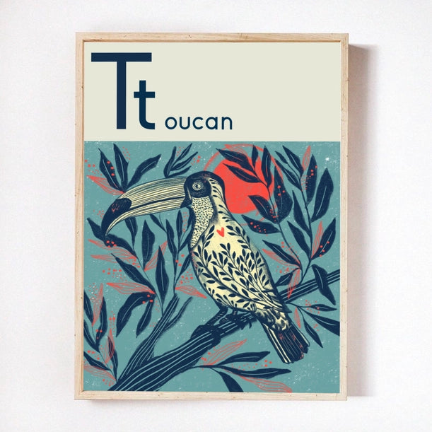 T For Toucan Print A3