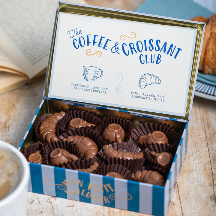 Coffee & Croissants Chocolate Truffle Tin