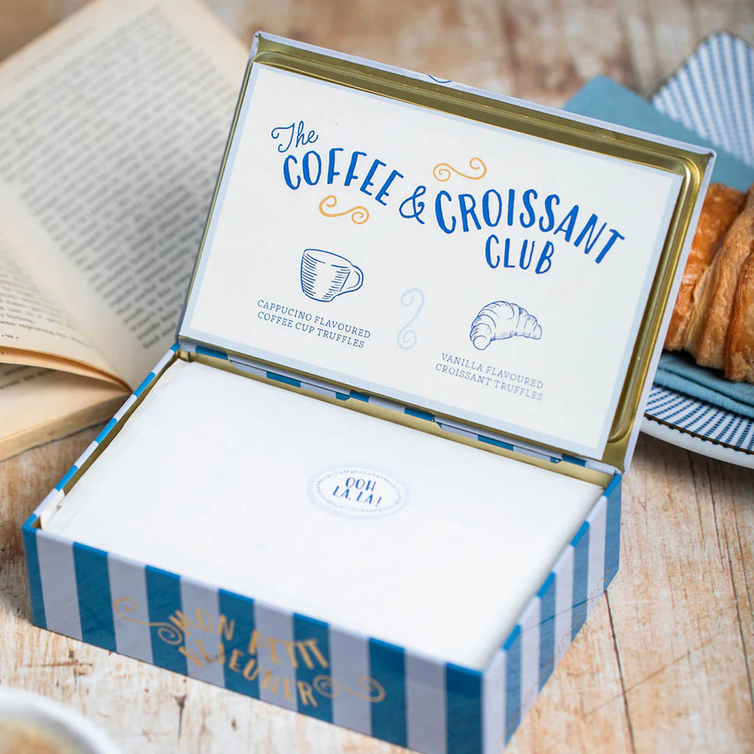 Coffee & Croissants Chocolate Truffle Tin