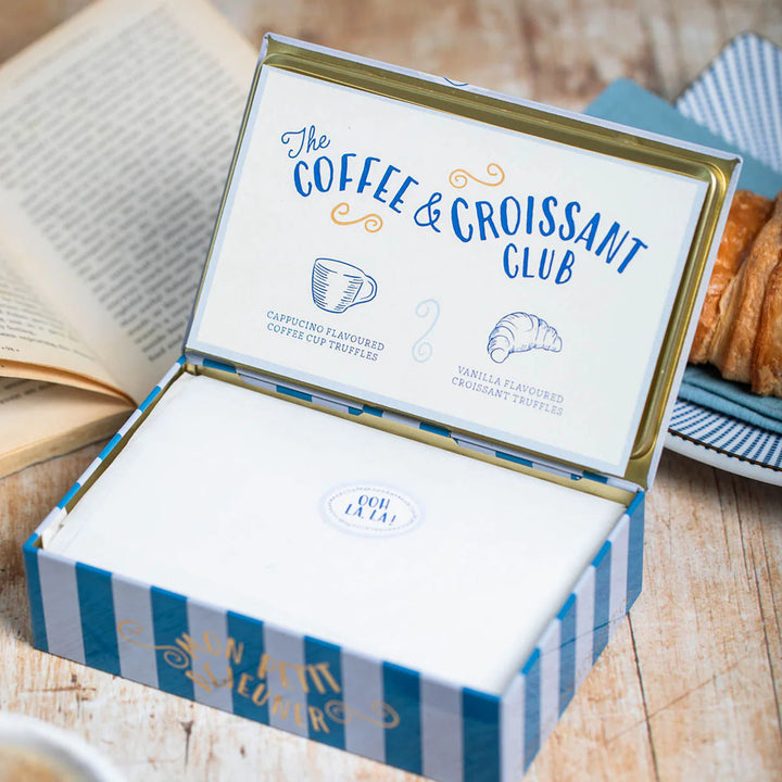 Coffee & Croissants Chocolate Truffle Tin