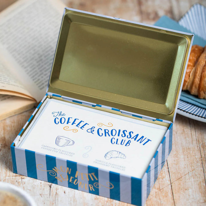 Coffee & Croissants Chocolate Truffle Tin