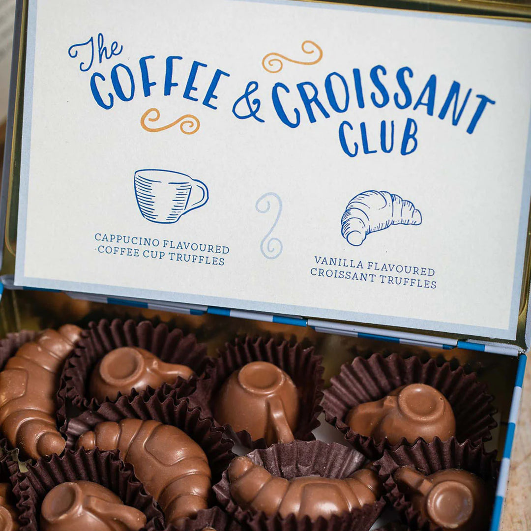 Coffee & Croissants Chocolate Truffle Tin