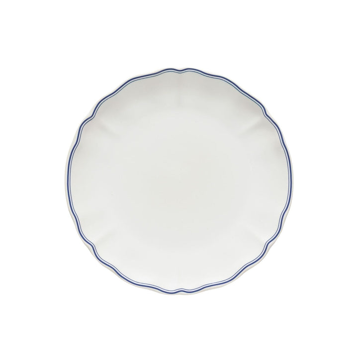 Vila Blue Rim Dinner Plate