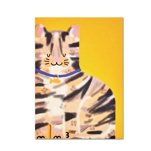 Tabby Cat Card