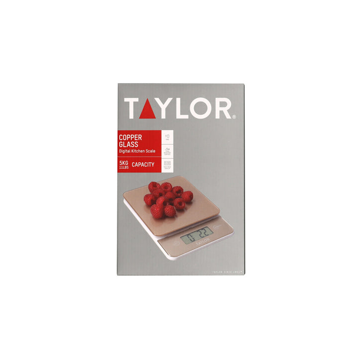 Taylor Digital Kitchen Scale 5kg/5000ml - Rose