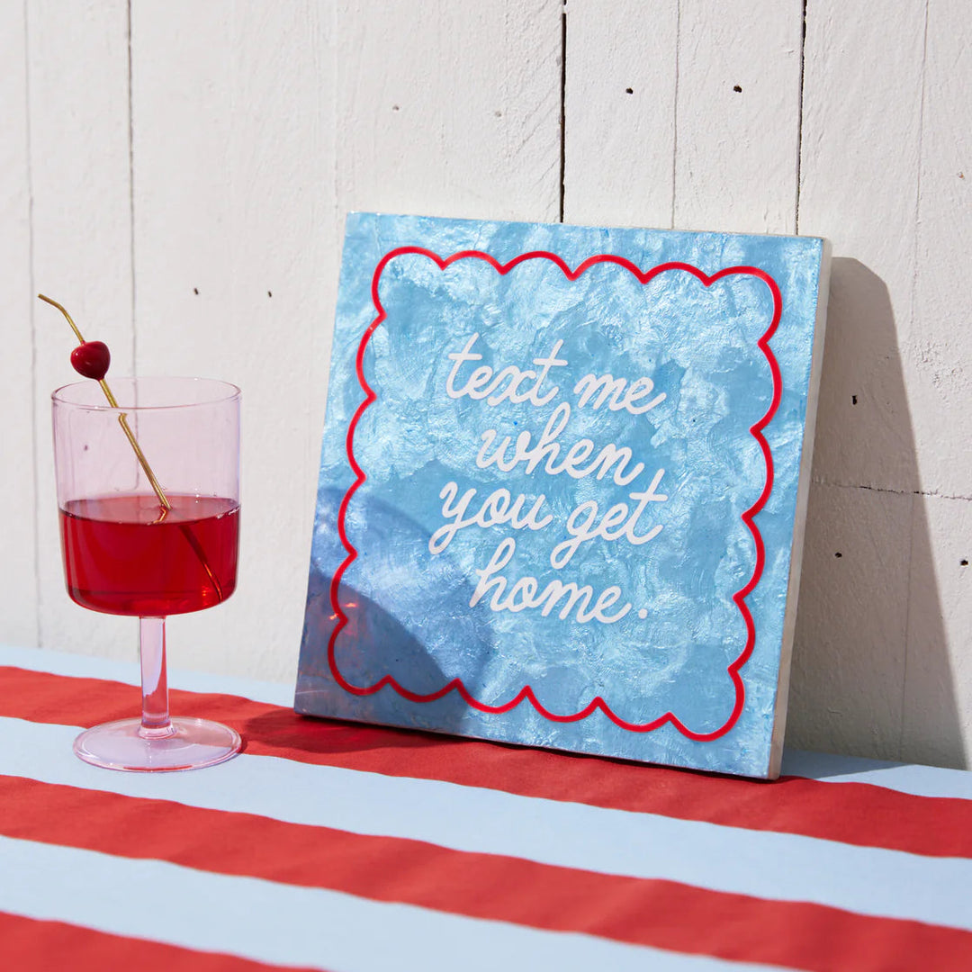 Text Me Tile - Shell Wall Tile