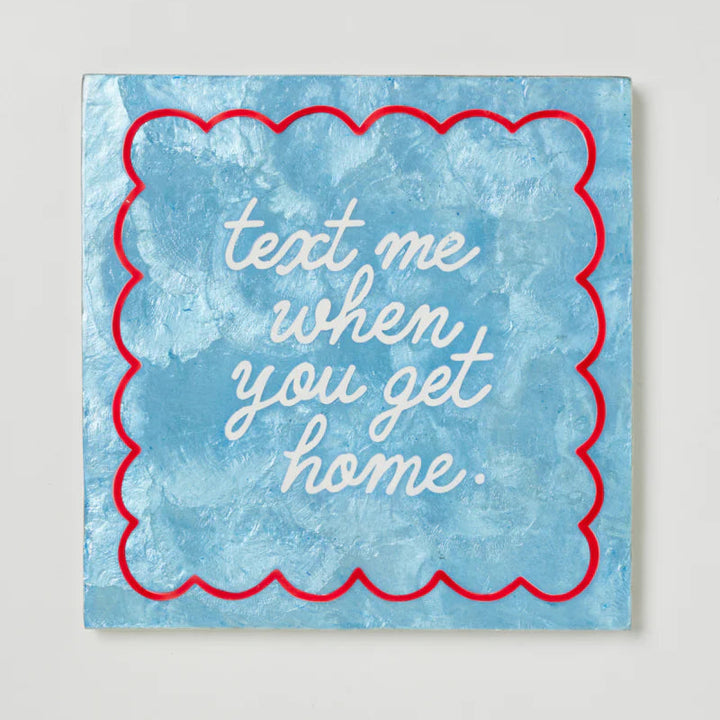 Text Me Tile - Shell Wall Tile