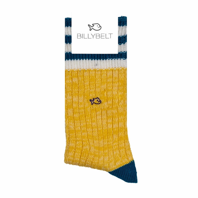 The Cambridge Thick Cotton Socks in Yellow