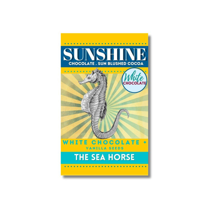The Seahorse - White Chocolate with Vanilla Seeds & Caribbean Cocoa Flecks