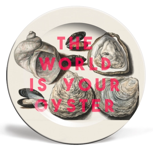 The World is Your Oyster Plate