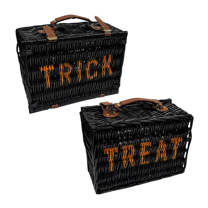 Trick or Treat Wicker Halloween Hamper