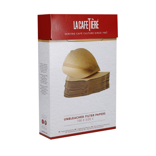 Unbleached Coffee Filter Papers Size 4