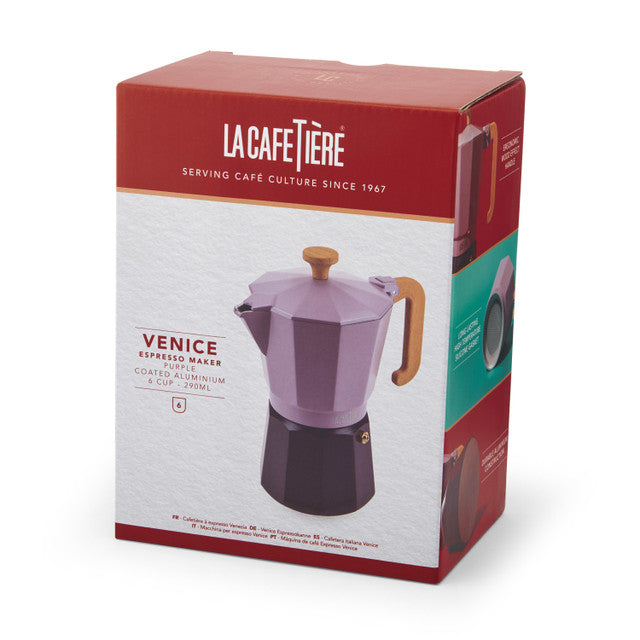 Venice Purple 6 Cup Espresso Maker
