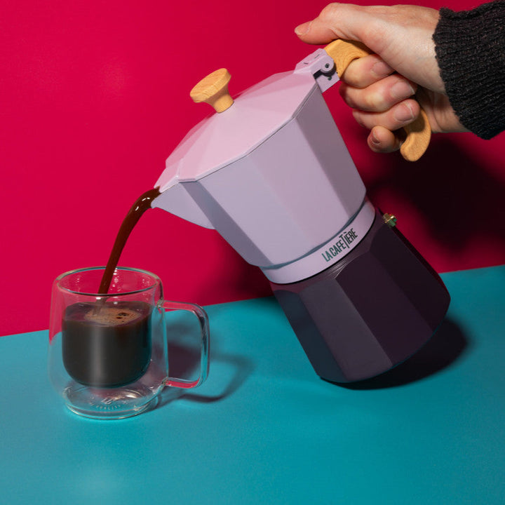 Venice Purple 6 Cup Espresso Maker