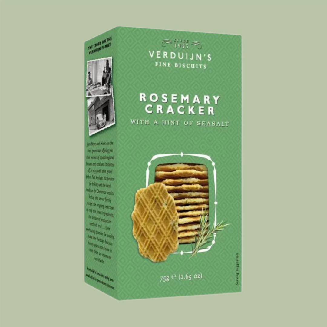 Verduijn's Cheese Crackers with Rosemary & Sea Salt