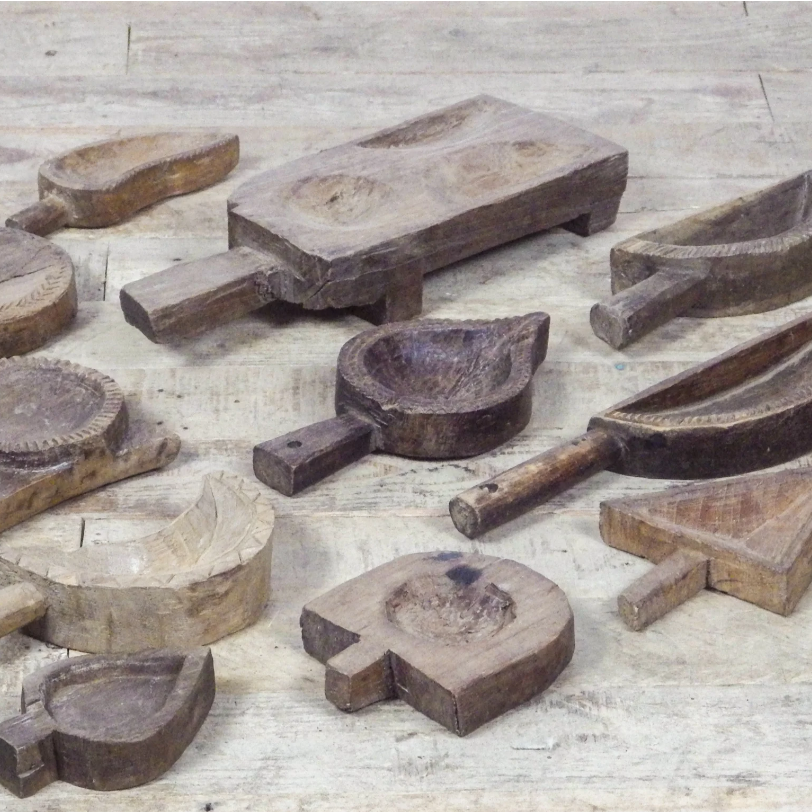 Vintage Wooden Scoop