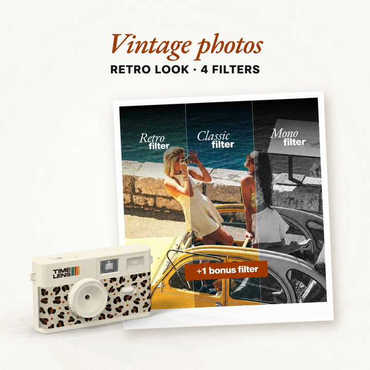 TimeLens® Camera in Cream Leopard
