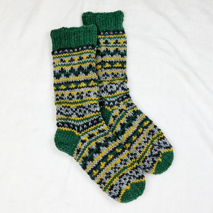 Aneka Chunky Wool Slipper Socks