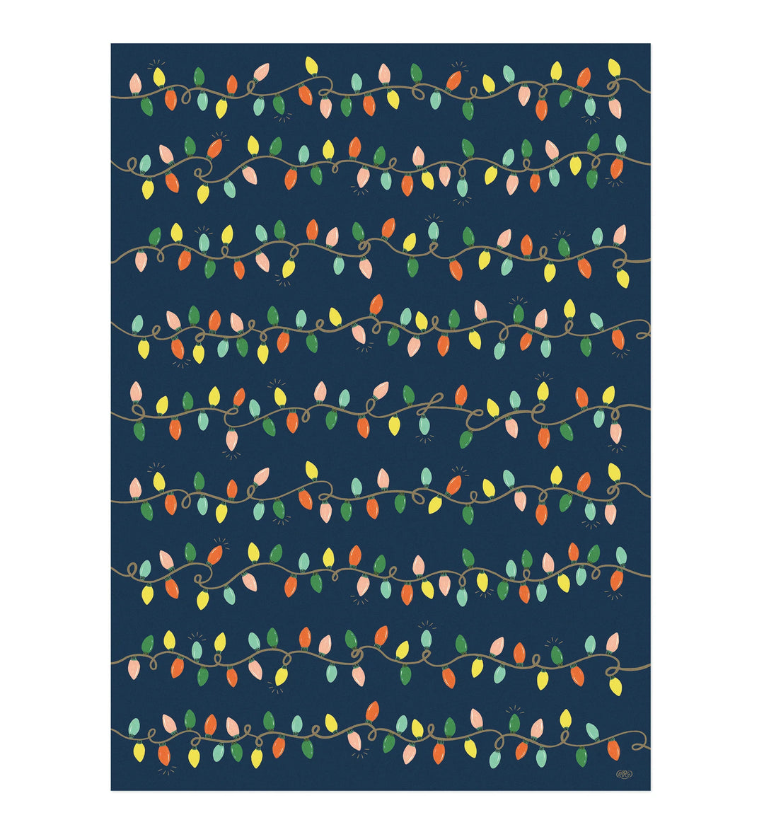 Holiday Lights Gift Wrap