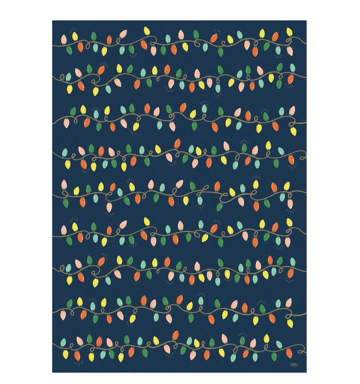 Holiday Lights Gift Wrap