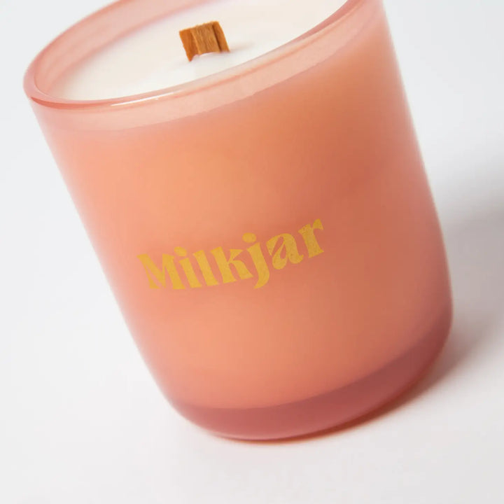 Milk Jar Candle Co Wallflower - Tobacco & Peony Coconut Soy Candle
