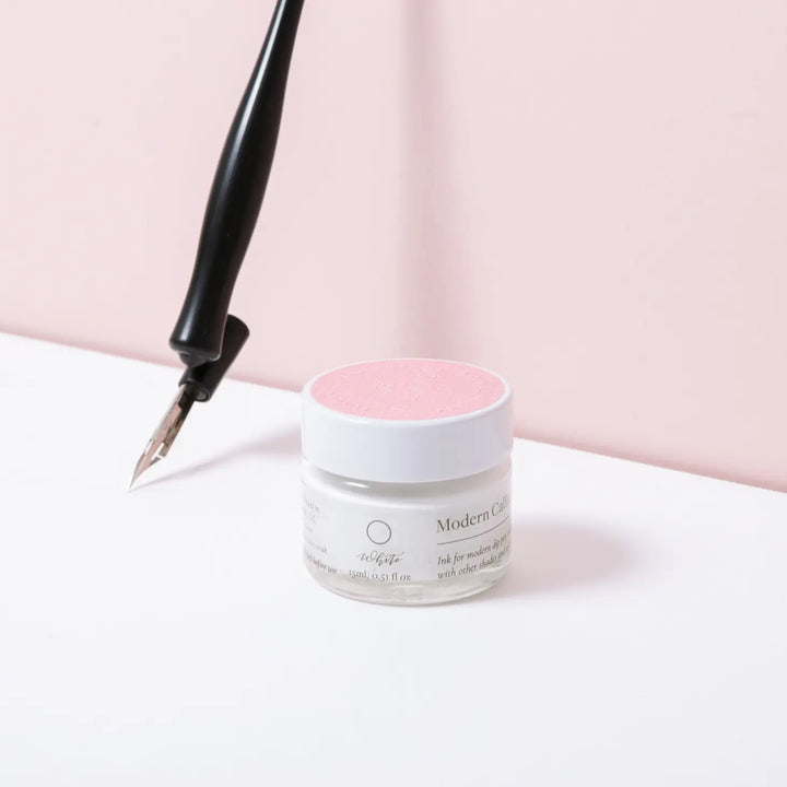 White Modern Calligraphy Ink