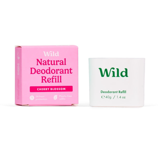 Wild Deodorant Cherry Blossom Deodorant Refill