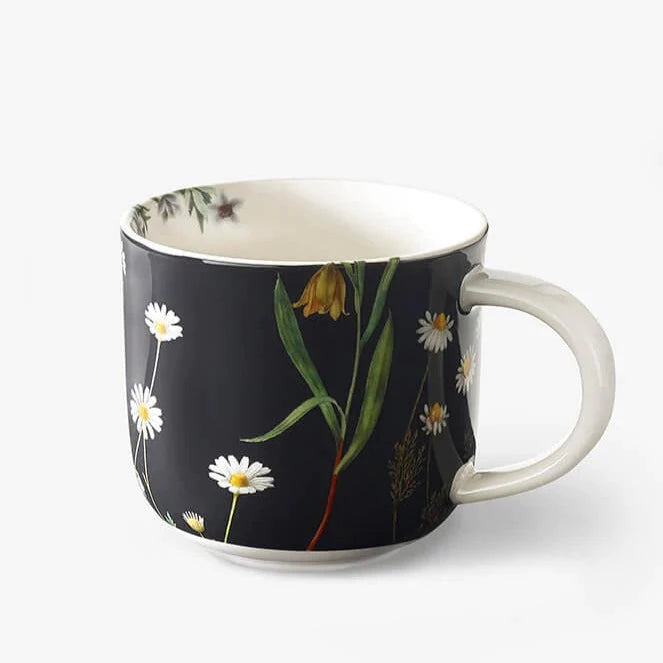Wild Floral Navy Mug