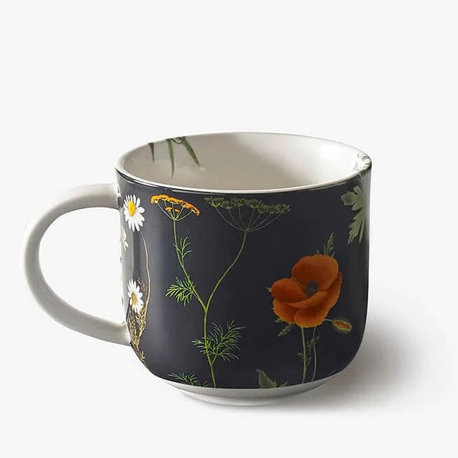 Wild Floral Navy Mug