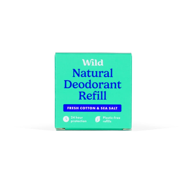 Wild Natural Deodorant Cotton & Sea Salt Refill