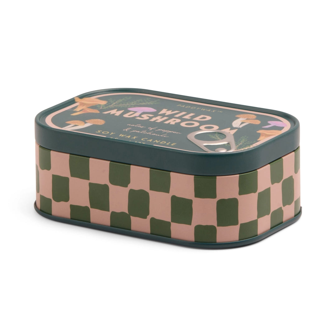 Wild Mushroom Tin Candle