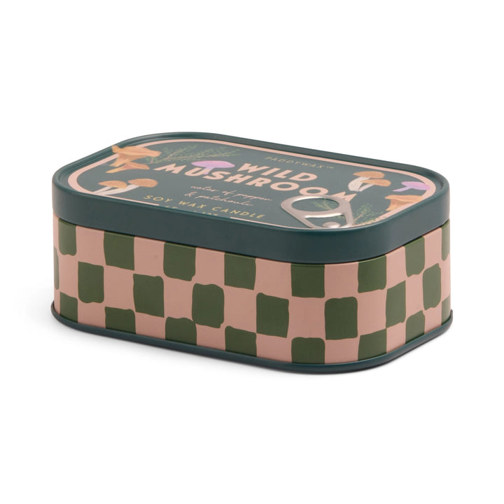 Wild Mushroom Tin Candle