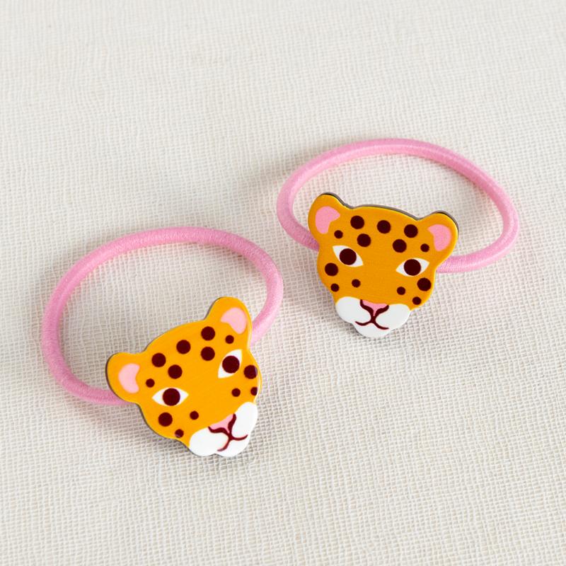 Wild Wonders Leopard Hair Ties