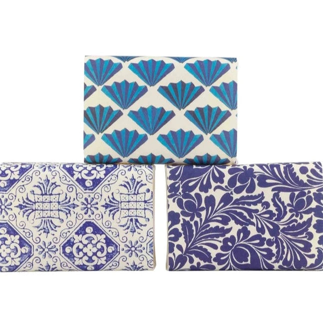 Paper Wrapped Natural Soap - Blue Tones