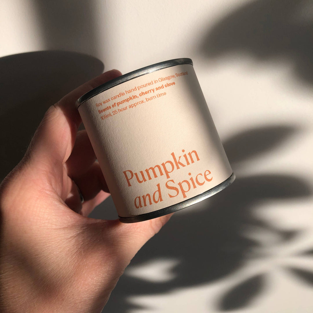 Pumpkin & Spice Candle Tin
