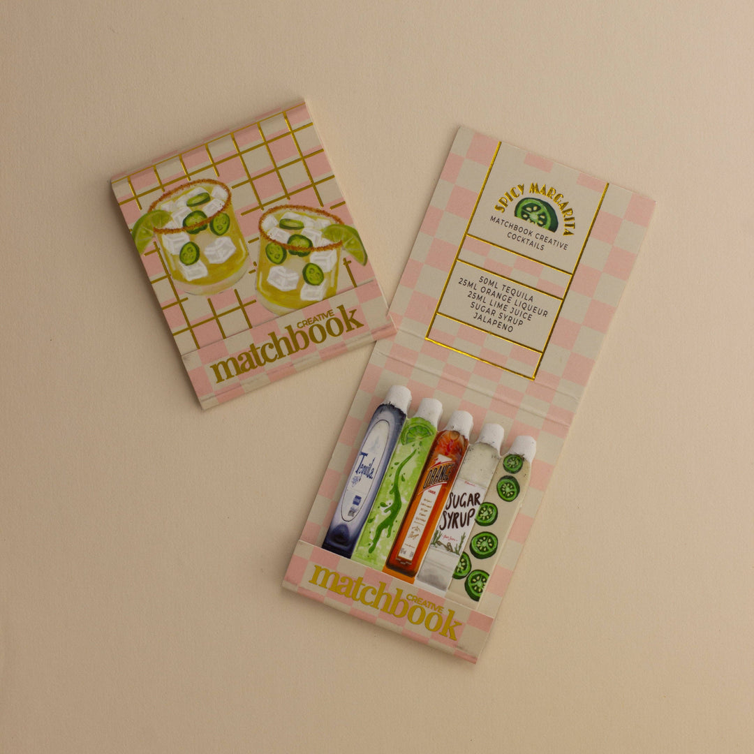 Spicy Margs Ingredients Matchbook