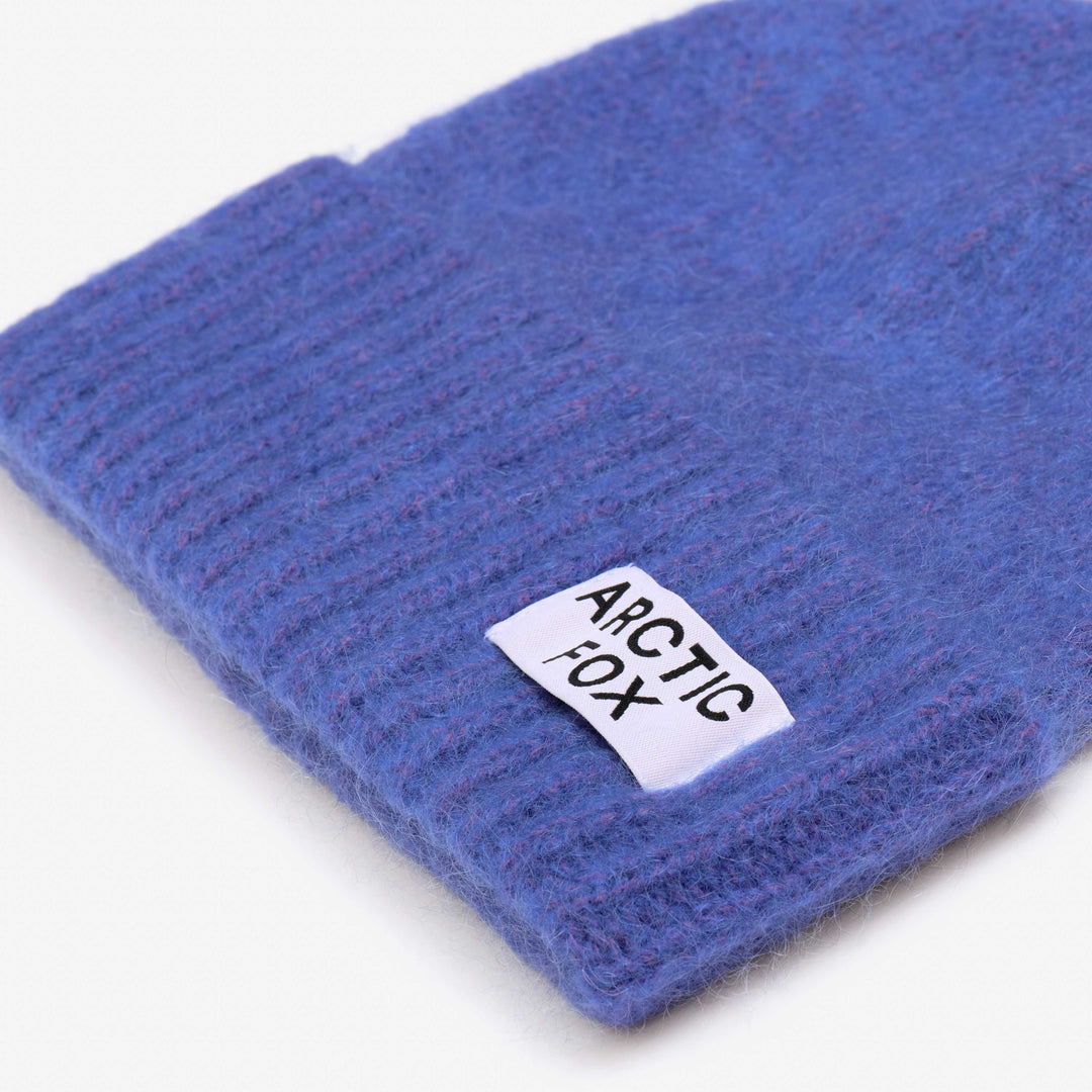 The Mohair Beanie -  Dusk Blue