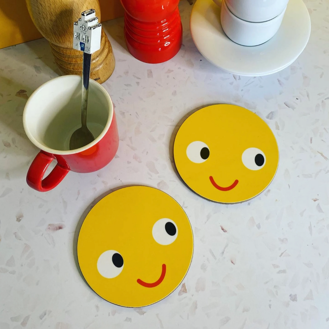 Smile Melamine Coaster