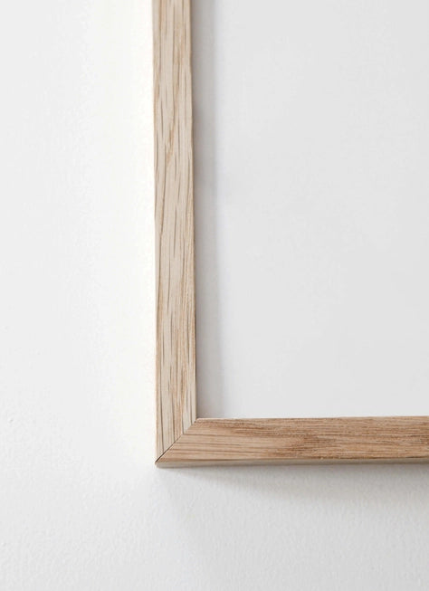 Raw Oak Picture Frames with Plexiglass