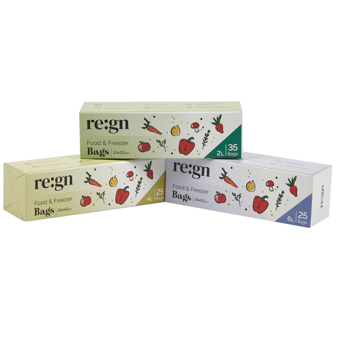 Compostable & Biodegradable 2L Food and Freezer Bags