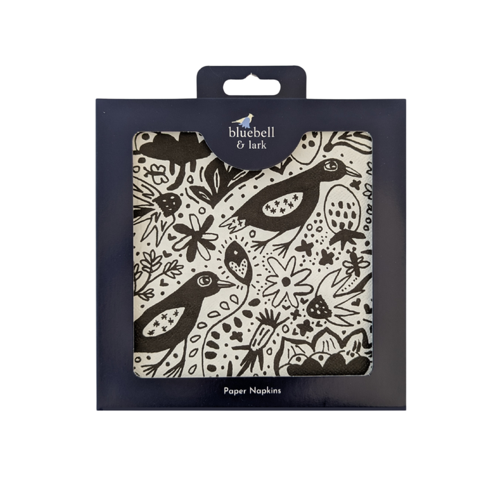 Folk Birds Paper Napkins