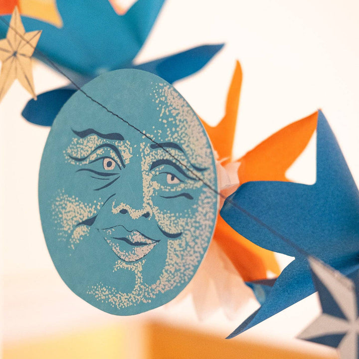 Man on the Moon Sewn Garland