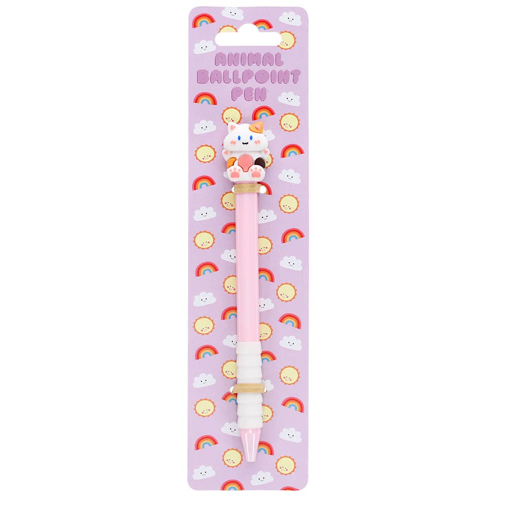 Adorable Animal Ballpoint Pen - Cat